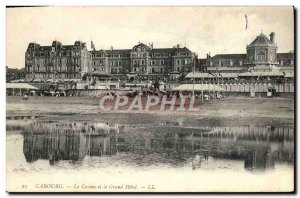 Old Postcard Cabourg Casino and the Grand Hotel