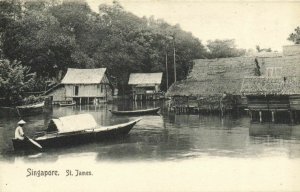 PC CPA SINGAPORE, ST. JAMES, Vintage Postcard (b3088)