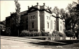 RPPC M. E. Church Red Oak IA c1951 Vintage Postcard C25