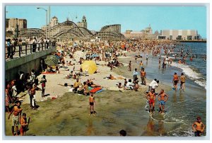 c1970's Scene at West Beach Near Navy Landing Long Beach California CA Postcard 