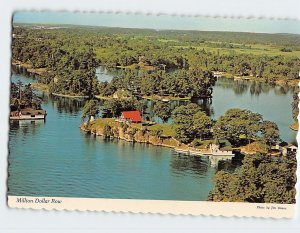 Postcard Million Dollar Row, Thousand Islands, St. Lawrence River, New York