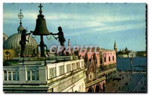 Old Postcard Venezia Piazzetta Chiesa e marco s Church and Piazzetta of St Mark