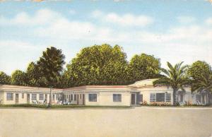 Perry Florida Motel Street View Antique Postcard K86479