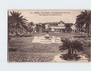 Postcard The Casino and the Fountain of Loves Nice France