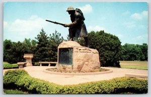 Memphis Tennessee~Overton Park~Patriotic WWI Doughboy Soldier Monument~1950s