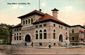 Maine Lewiston Post Office 1911