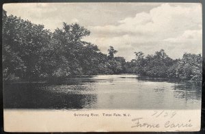 Vintage Postcard 1905 Swimming River, Tinton Falls, New Jersey