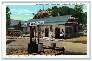 c1930's Old Pigeon Ranch Glorieta Pass Well Santa Fe New Mexico NM Postcard