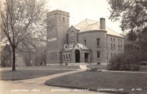 C51/ Grinnell College Iowa Ia Real Photo RPPC Postcard c40s Goodnow Hall 2