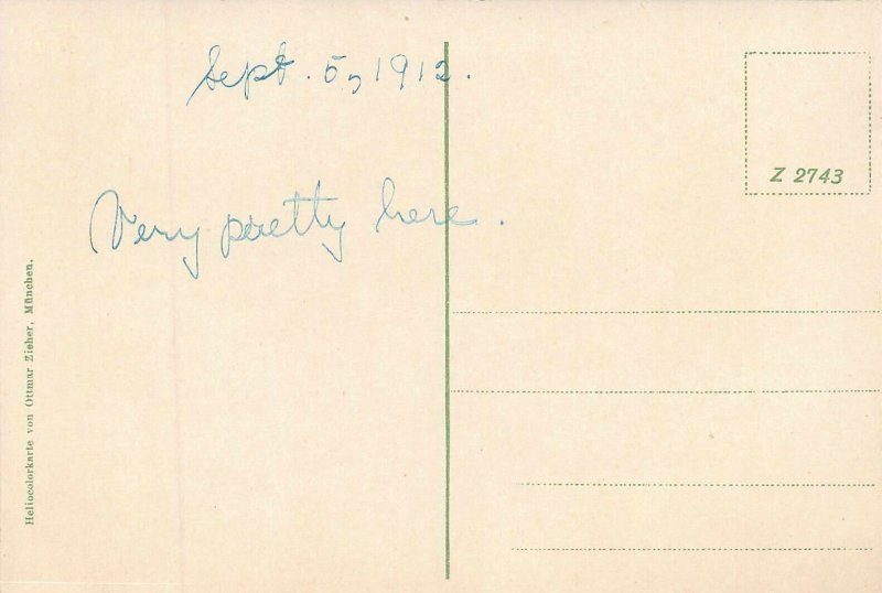 DRESDEN GERMANY~HAUPTBAHNHOF~1912 POSTCARD