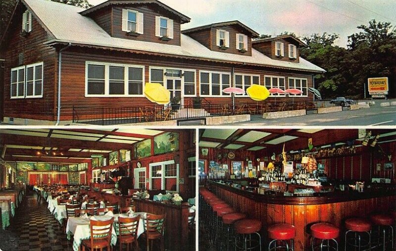 Atlantic Highlands NJ Doppelt's Hofbrauhaus & Multi-Views Postcard