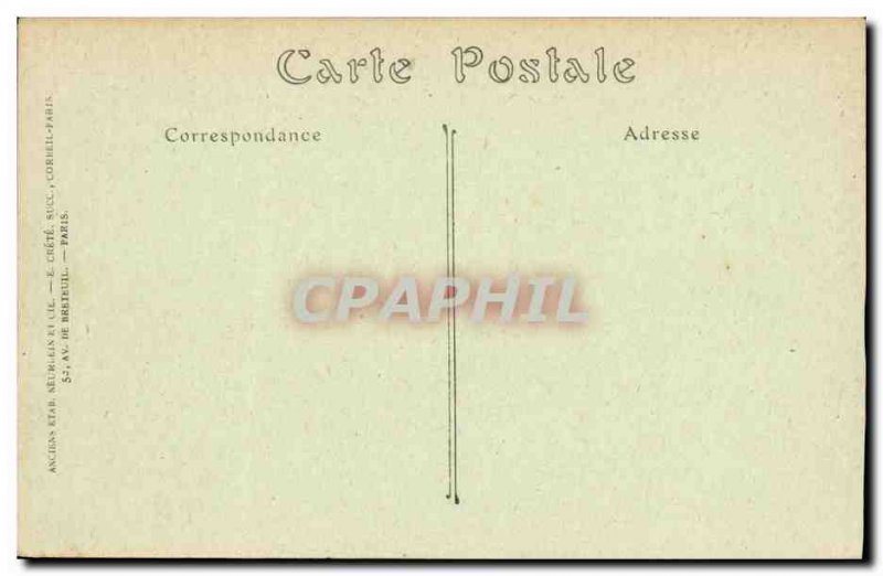 Old Postcard Peronne Vue Generale Barque