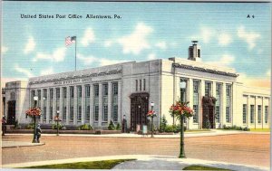 Postcard BUILDING SCENE Allentown Pennsylvania PA AO6663