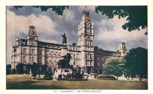 Vintage Postcard  Le Parlement Legislature Building Province of Quebec Canada