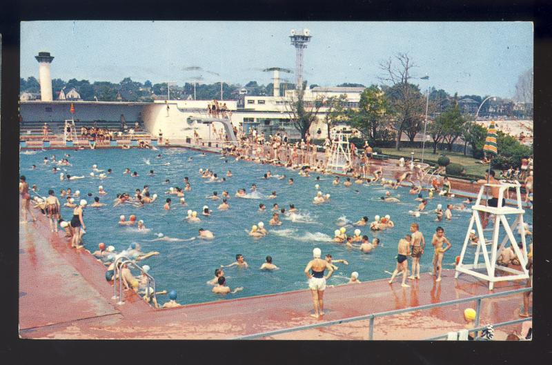 New London Connecticutctconn Postcard Ocean Beach Park