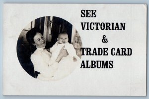 1907 Grandma And Cute Baby Girl Lincoln Nebraska NE RPPC Photo Posted Postcard