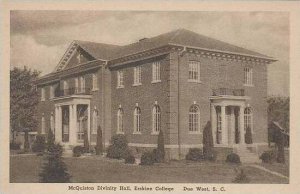 South Carolina Due West McQuiston Divinity Hall Erskine College