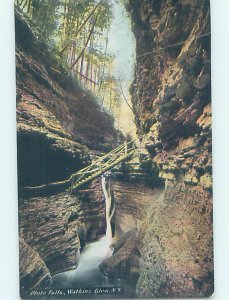 Divided-back PLUTO FALLS Watkins Glen - Near Ithica & Elmira New York NY AD5319