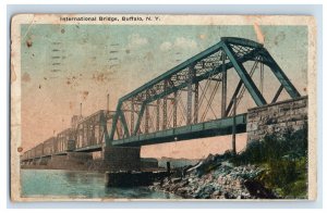 C1910 International Bridge Buffalo N.Y. Postcard P203E