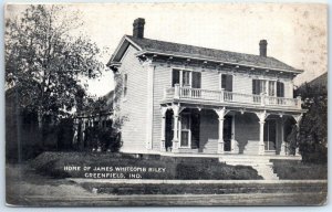 Postcard - Home Of James Whitcomb Riley - Greenfield, Indiana