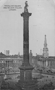 uk22405 trafalgar square and nelsons column  london real photo uk