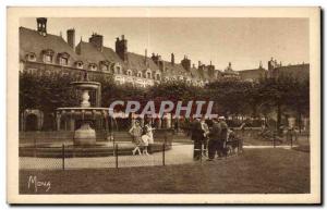 Old Postcard Paris Place of old Vosges Place Royale