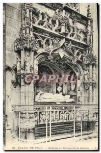 Old Postcard Bourg Brou Church Mausoleum of Margaret of Bourbon