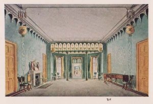 Brighton Sussex Pavillion The Entrance Hall Art Artist Painting Drawing Postcard