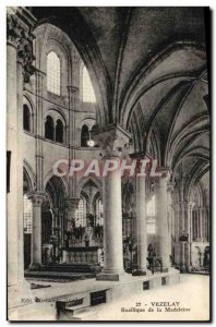 Postcard Old Vezelay Basilica of the Madeleine