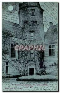 Old Postcard Lauzun Marmande Tower near the ducal castle