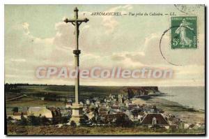 Old Postcard Arromanches Vue Prize Du Calvaire