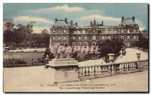 Paris - 6 - The Luxembourg Palace Old Postcard