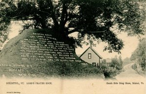 VT - Bristol. Lord's Prayer Rock