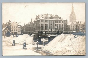 ELBLAG POLAND ELBING ANTIQUE REAL PHOTO POSTCARD RPPC