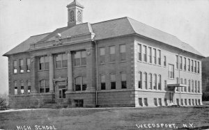 Weedsport NY H. A. Myer & Co. High School Real Photo Postcard