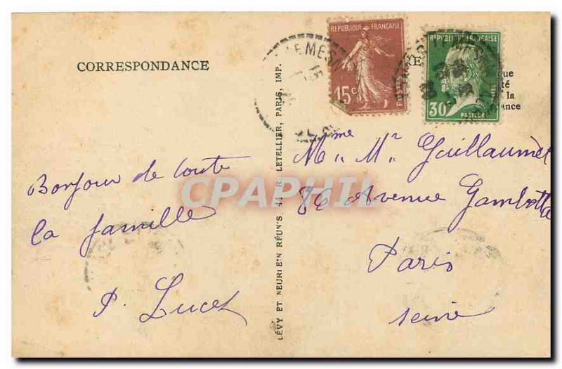 Old Postcard Chateau de Chantilly North Coast