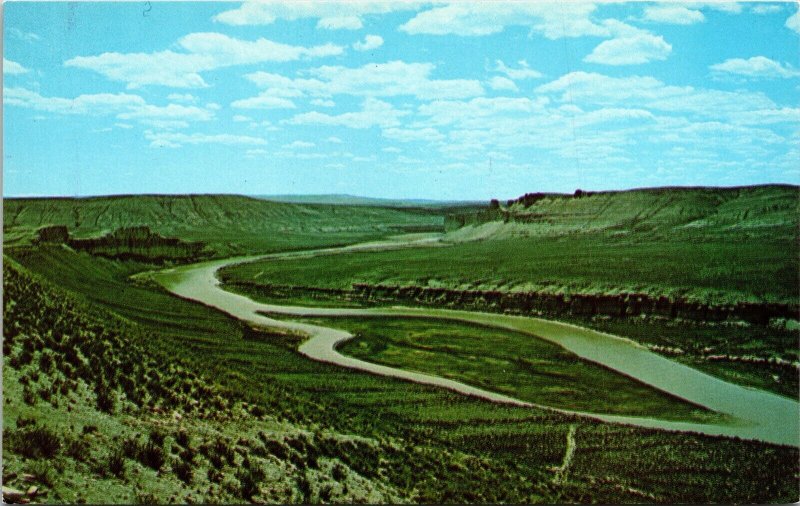 Green River Flaming Gorge National Rec Area Northern Part Postcard UNP VTG 