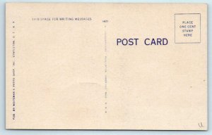 STAPLETON, STATEN ISLAND New York ~ U.S. MARINE HOSPITAL c1940s Linen Postcard