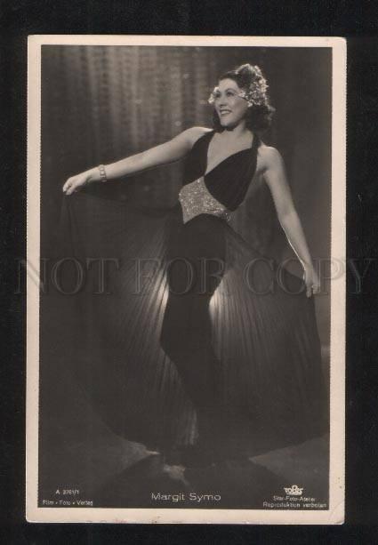 069415 Margit SYMO Movie Star & DANCER Vintage PHOTO