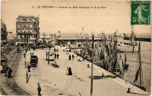 CPA Le TRÉPORT Avenue du Quai Francois Ier et le Port (416218)