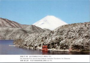 Postcard  Japan - Mt. Ashinoko-Fuji winter view