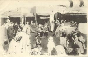 morocco, OUDJDA, Marché Market (1910s)