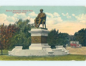 Divided-back MONUMENT SCENE Bridgeport Connecticut CT AE7998