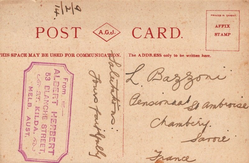 Australia Childrens Hospital Melbourne Victoria Vintage Postcard 03.93