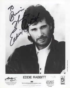 Eddie Rabbitt Country & Western Singer Giant 10x8 Hand Signed Photo