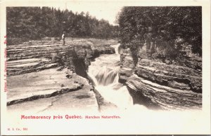Canada Montmorency pres Quebec Marches Naturelles Vintage Postcard C091