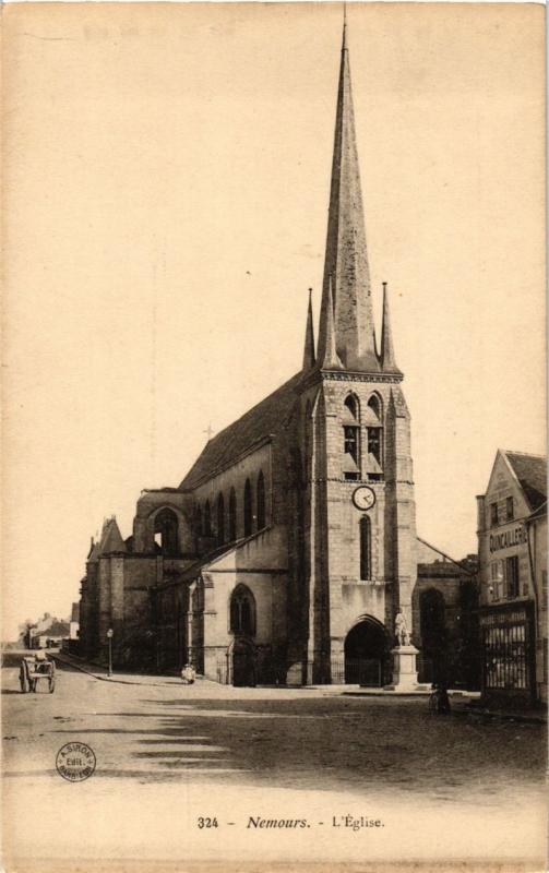 CPA NEMOURS - L'Église (249546)