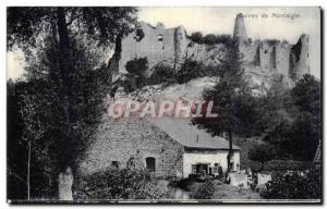 Postcard Ancient Ruins Montaigle