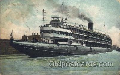 Str. Christopher Columbus Steamer, Steamers, Ship 1901 crease left top corner...