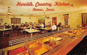 HAROLD'S COUNTRY KITCHEN Donna, Texas Hidalgo County Roadside 1960s Postcard